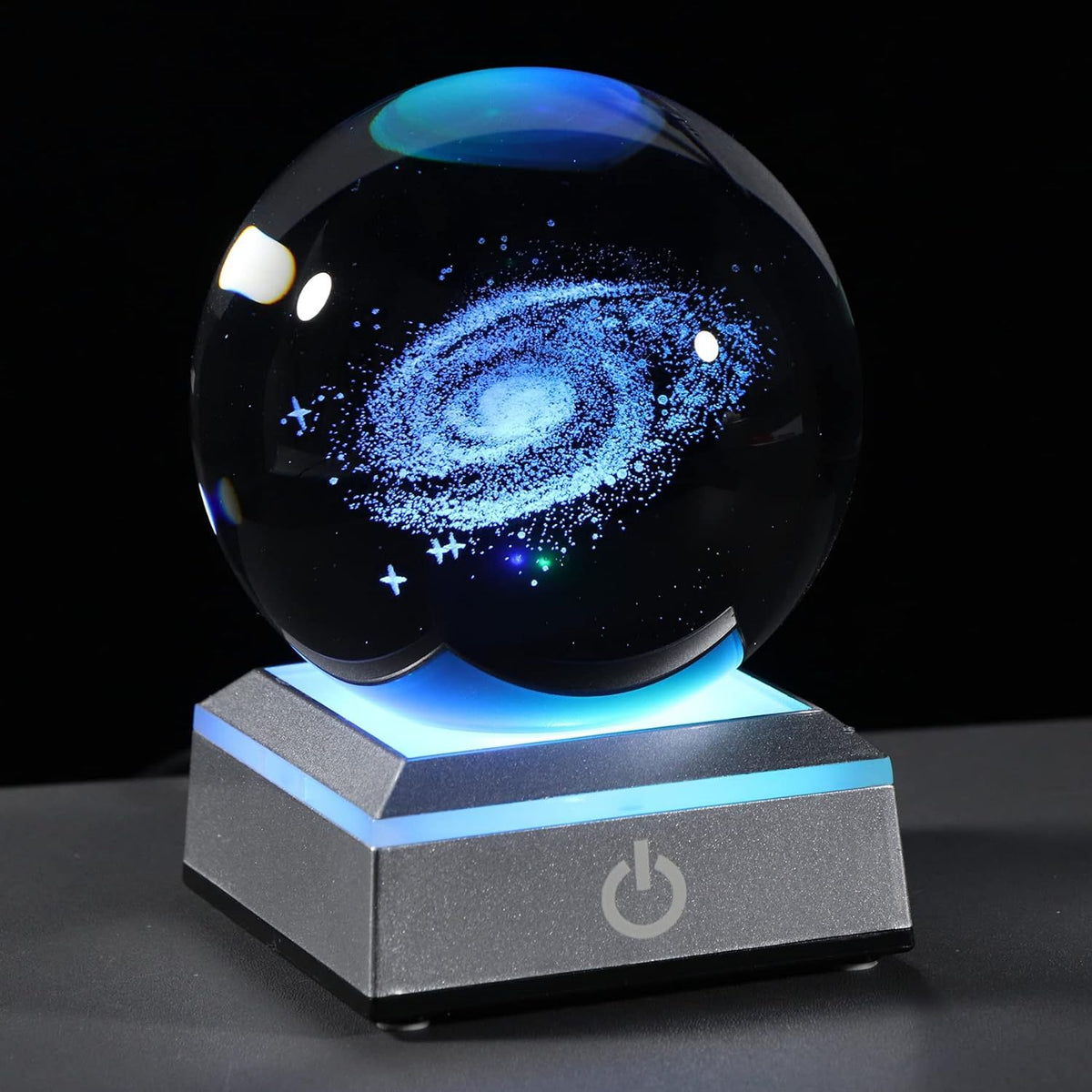Creative Crystal Galaxy Figurine Light-Up Ball Decor