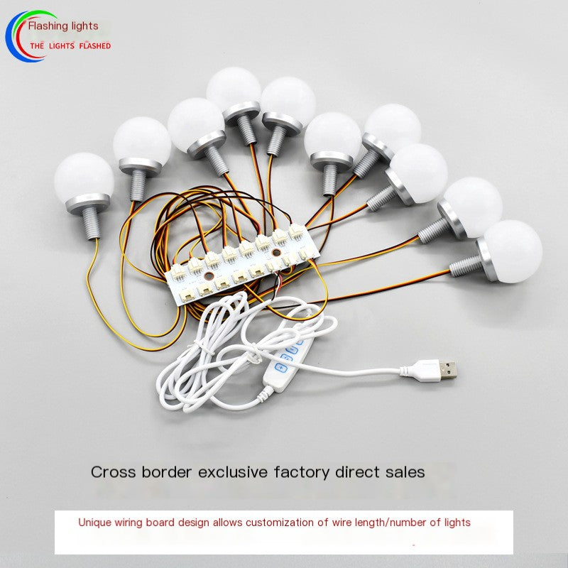 LED Makeup Light with Three Colors for Vanity Mirror
