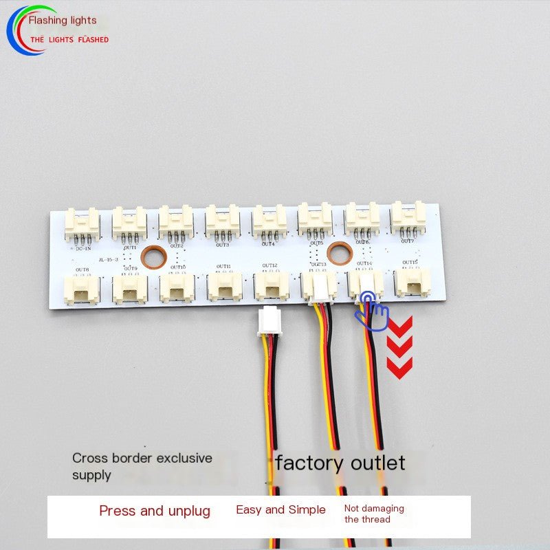 LED Makeup Light with Three Colors for Vanity Mirror